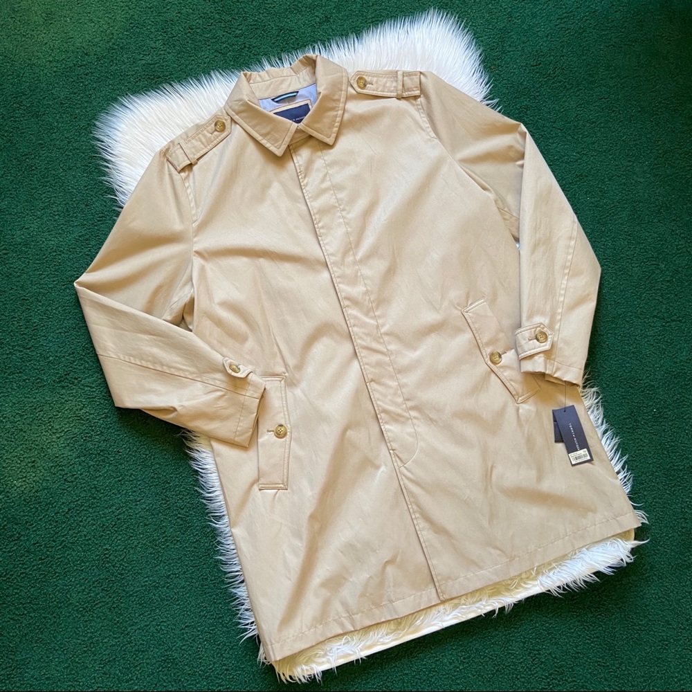 Tommy Hilfiger Men’s Trench Coat Tan NWT XXL